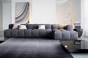 Мягкий длинный диван Квадро на заказ